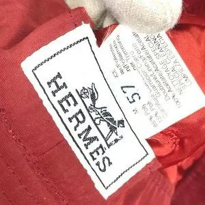 HERMES Bucket hat H embroidery logo wide brim hat polyester / Nylon Red/Brown Hermes | Accessories | Hermes Bucket Hat H Embroidery Logo  main image 2